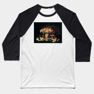 Still Life Painting of Wine & Grapes & Fruit Baseball T-Shirt